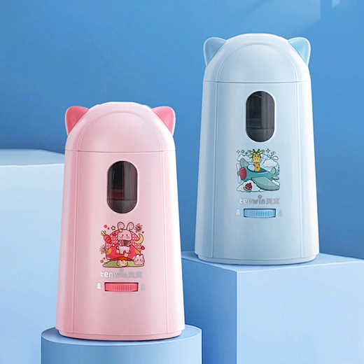 pencil holder with pencil sharpener